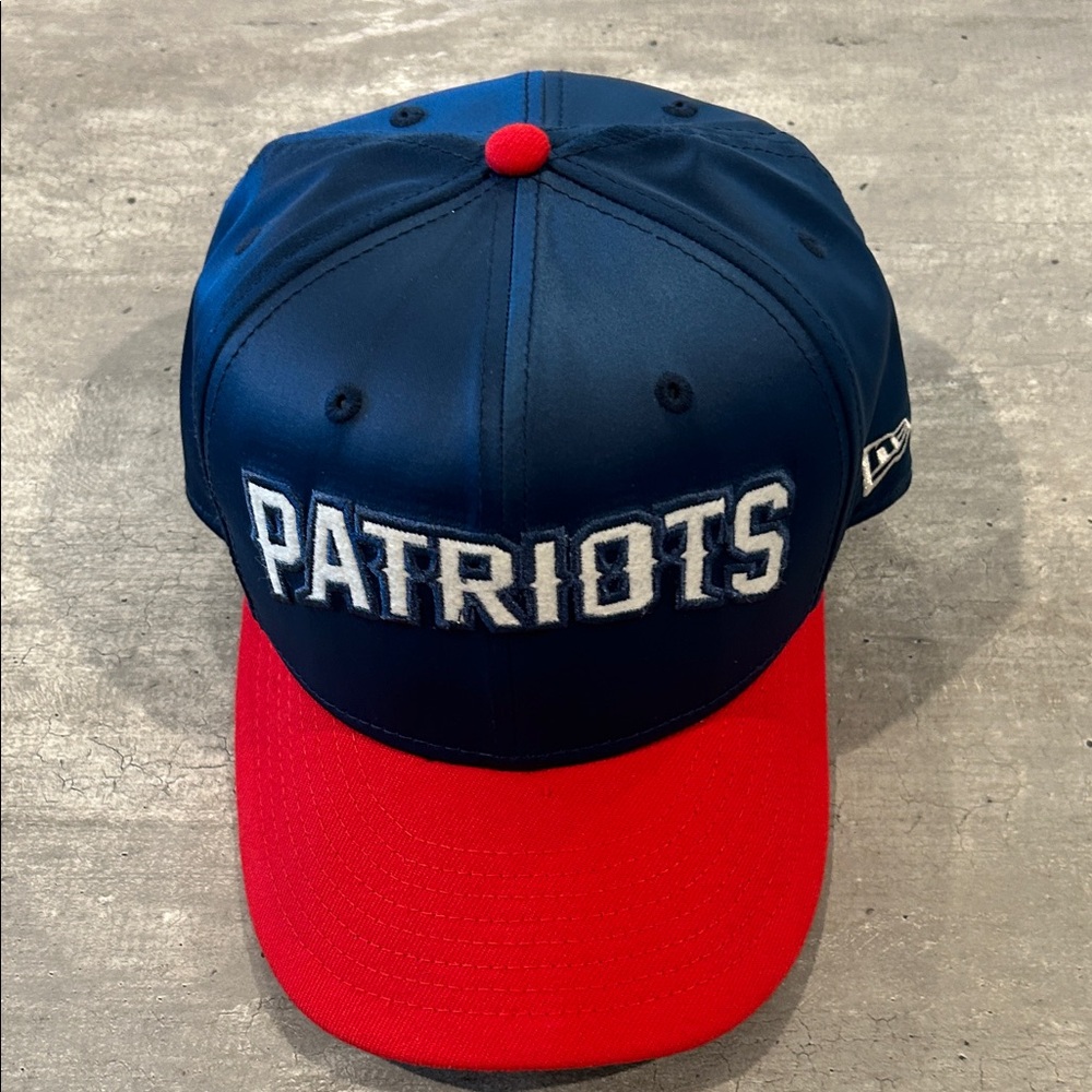 Fitted Patriots Blue and Red Cap